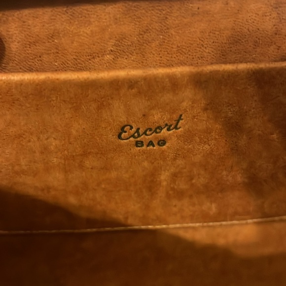 ESCORT vintage black lizard skin  kiss luck clutch purse - Picture 9 of 10